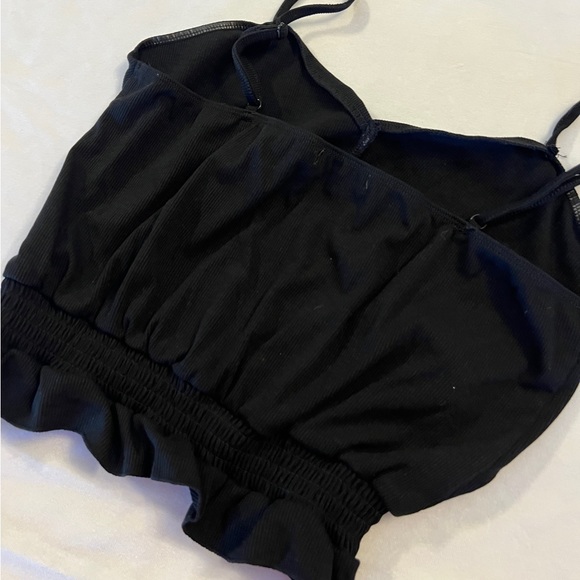 M Fitz + Eddi Women Black Ribbed Tank Top Spring Summer Medium Sleeveless BKE. - Picture 11 of 13